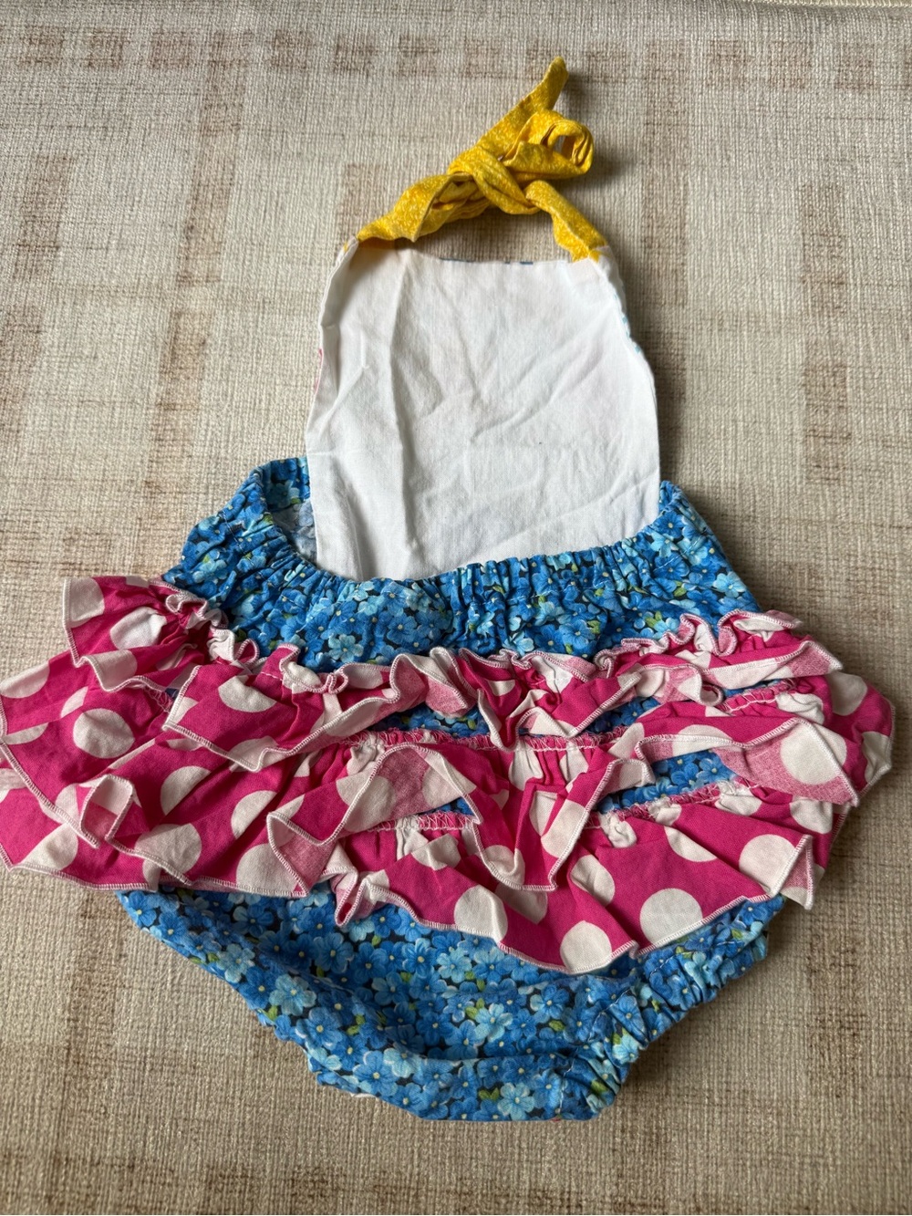 Baby Shark Halter Ruffle Romper - Picture 2 of 3